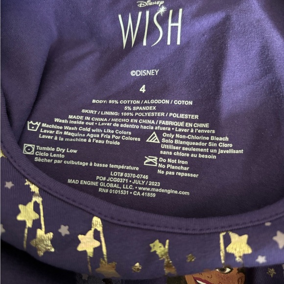 Purple Disney Princess Dress NWT - Picture 4 of 4